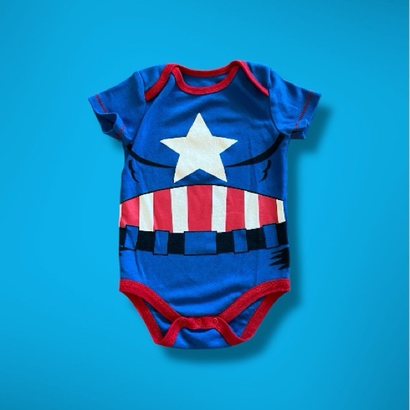 Marvel Superhero Bodysuit Set - Blue, Green, Red - Picture 5 of 6